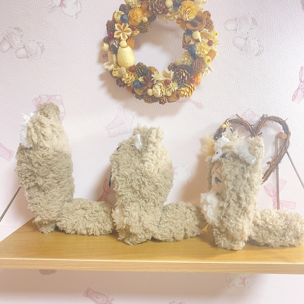 いちごおおかみさんの着ぐるみ