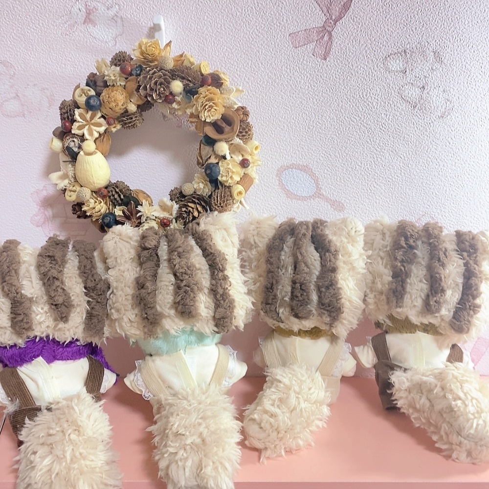 いちごリスさんサロペット