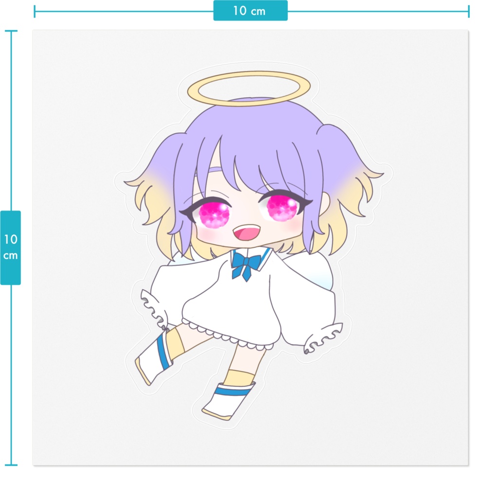 😯アネラのクリアステッカー💫