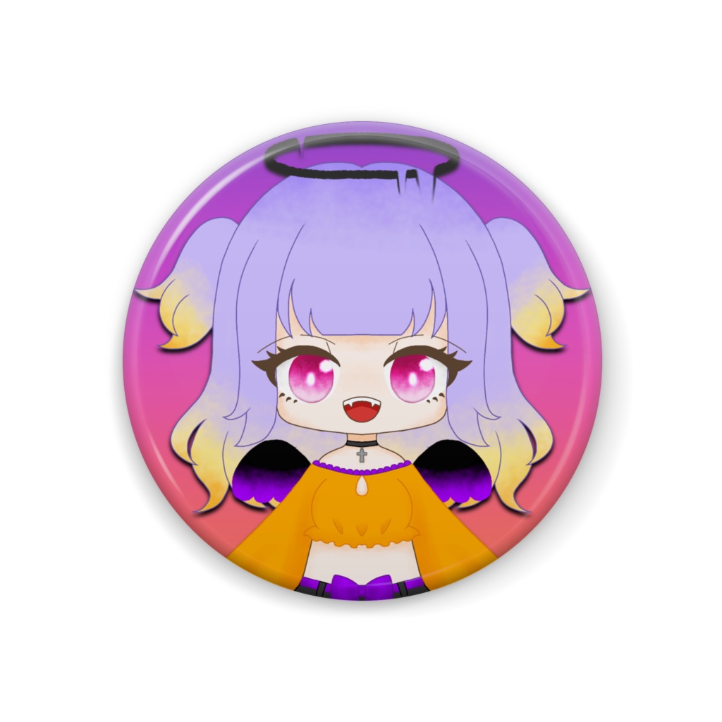 😯アネラの缶バッジ ハロウィンコスチュームver💫