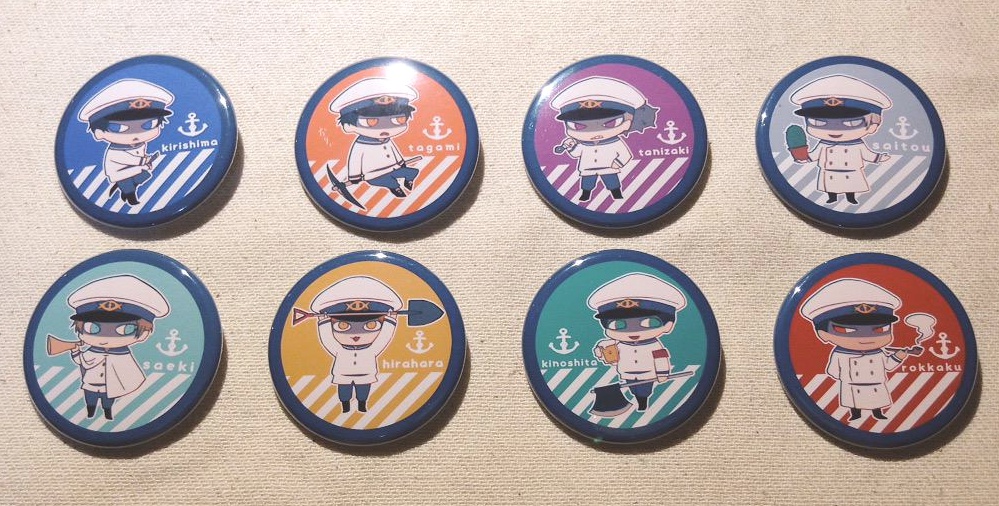 獄卒セーラー缶バッジ