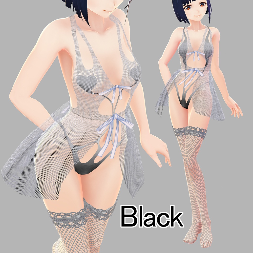 【VRoid衣装】シースルー水着