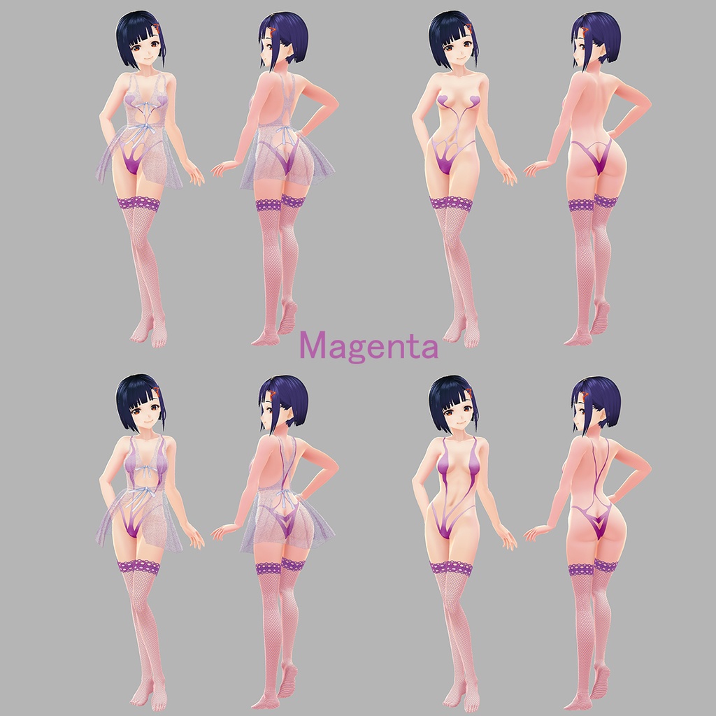 【VRoid衣装】シースルー水着