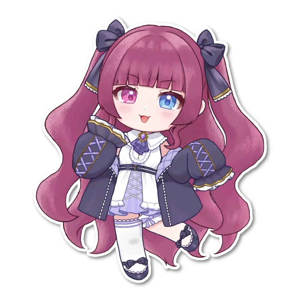 黒咲くるみ_新衣装ステッカー