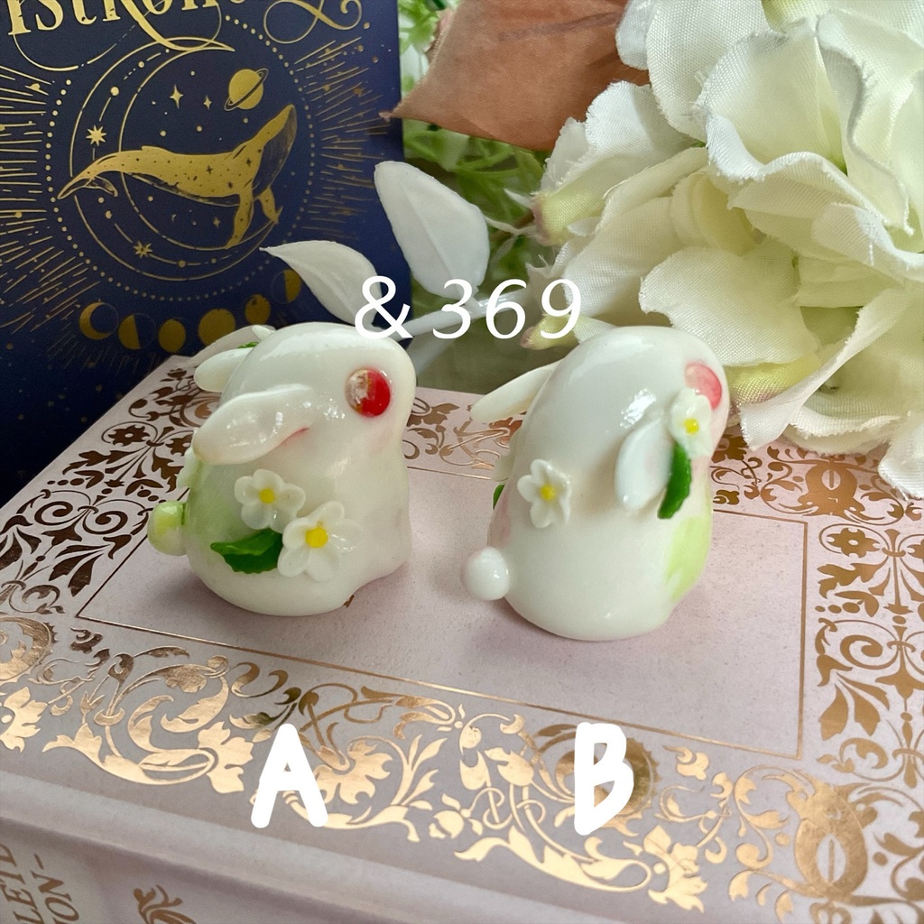 いちご*花うさぎ
