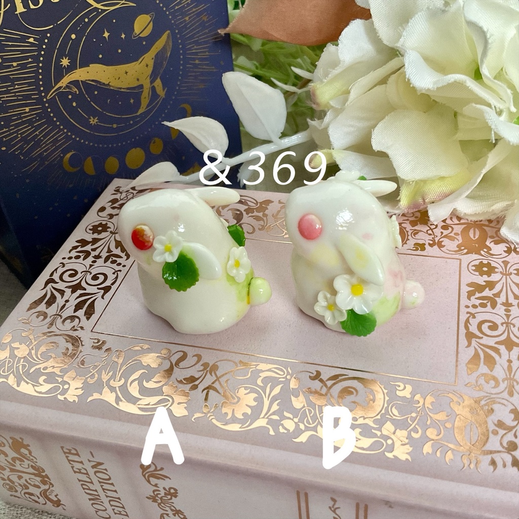 いちご*花うさぎ