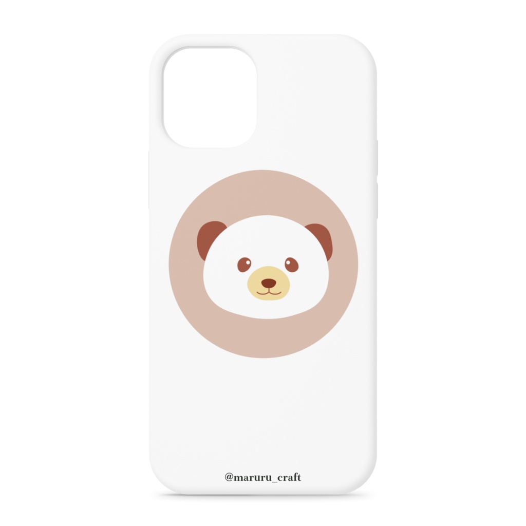 まるる家族　くまのクロくん　iPhoneケース