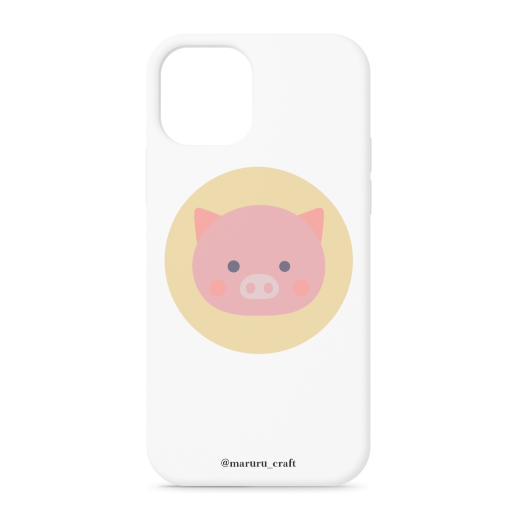 まるる家族　ぶたのブーくん　iPhoneケース