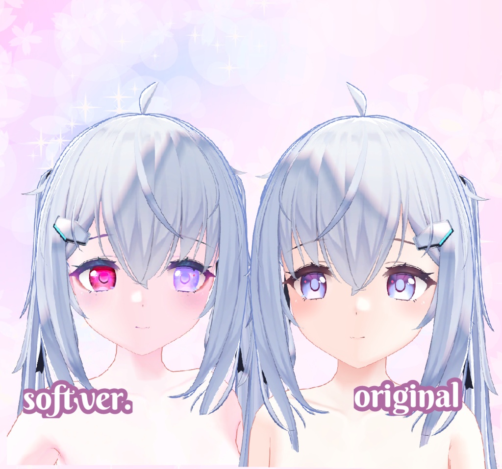 「Sapphy 」make up/ texture pack」Soft 「サフィー」のテクスチャパック