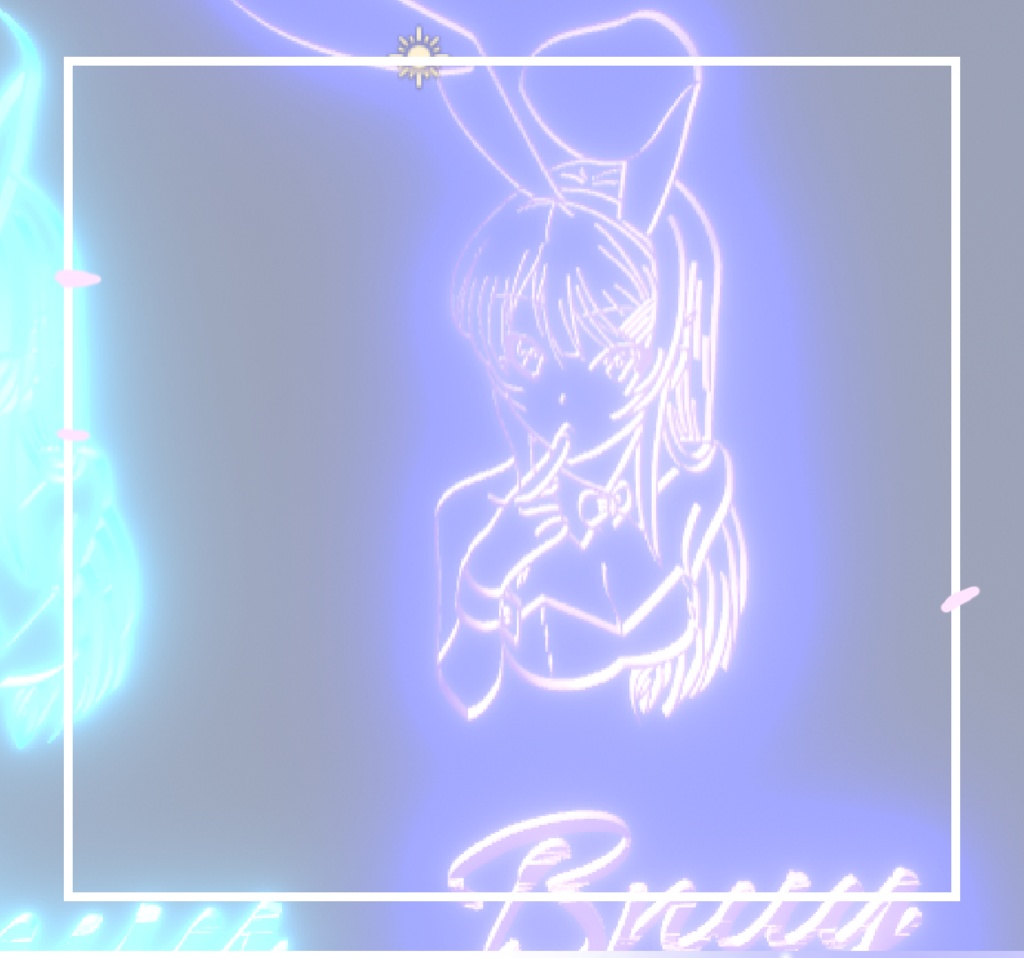 ♥Bunny Girl Neon Sign Pack ネオンサイン ledネオンライト 「bunny girl senpai」♥