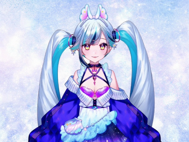 【Live2D汎用モデル】マーメイドスターな女の子【VTS対応】