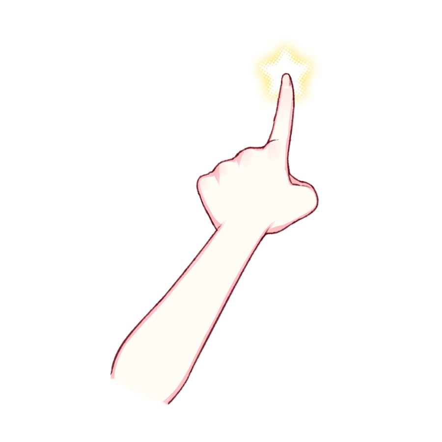 【無料版あり!】ふぁぼ&ふぁぼられハンド素材配布