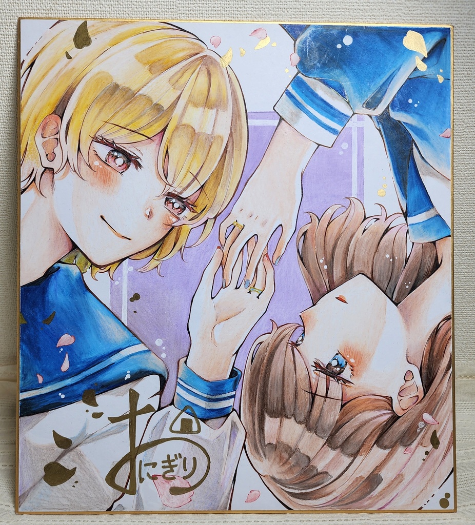 【直筆大色紙】🌸創作百合💍