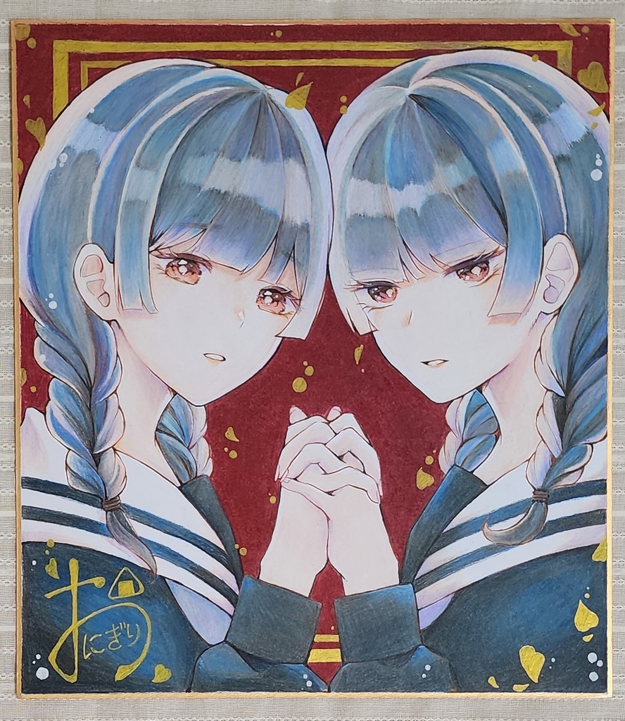 【直筆大色紙】創作百合🕰𓈒𓏸︎︎︎︎