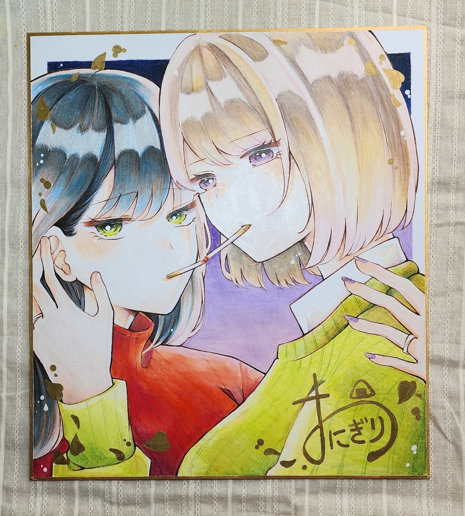 【直筆大色紙】創作百合🚬