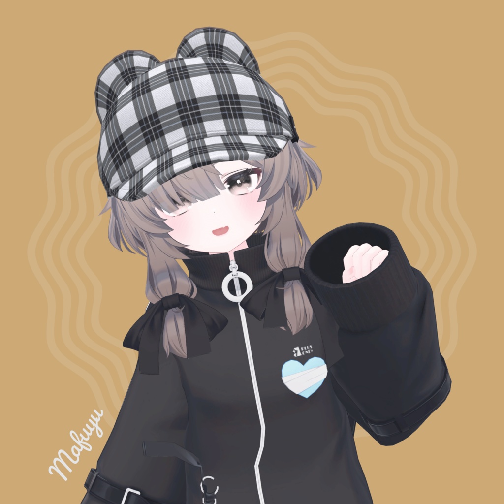 みみつきベースボールキャップ Cat Baseball Cap