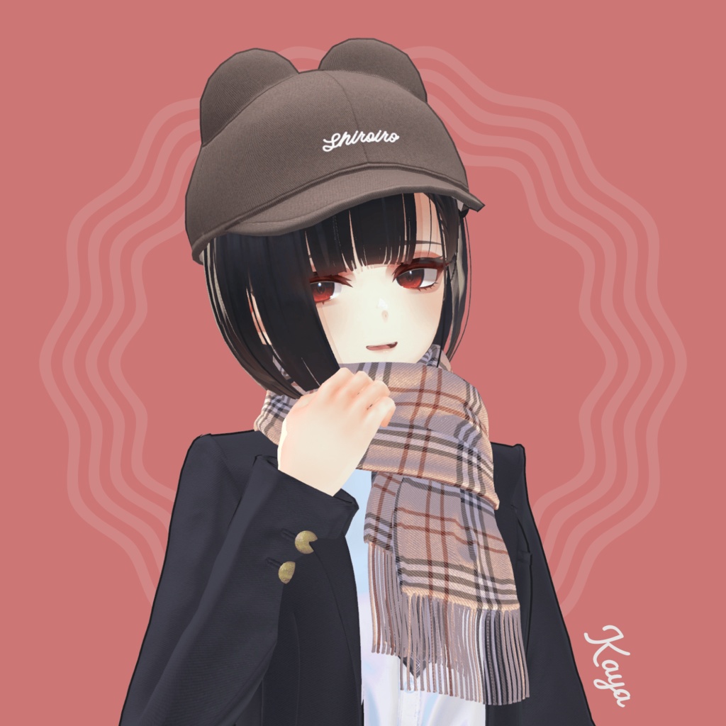 みみつきベースボールキャップ Cat Baseball Cap