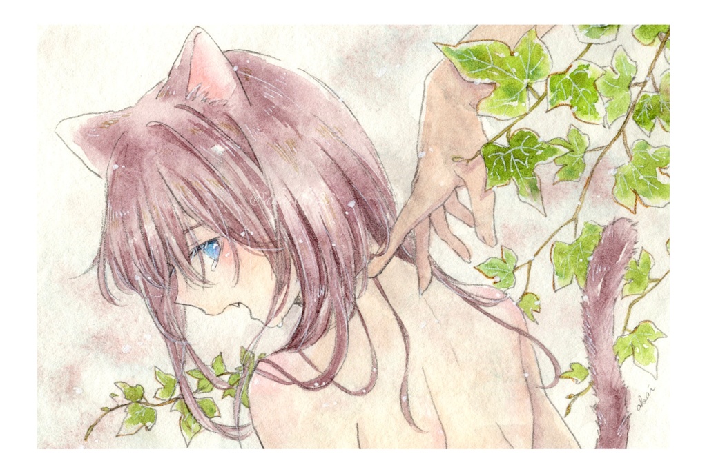 原画作品「執着心と威嚇」