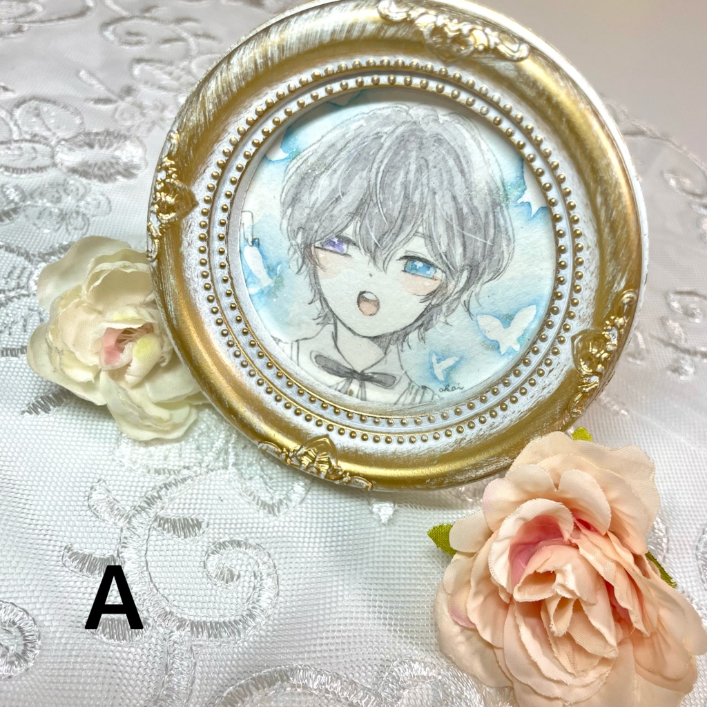 ミニ丸額ドローイング