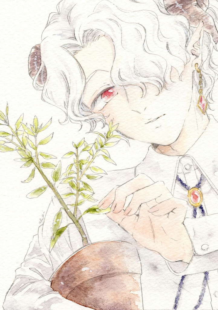 額装原画「olive」