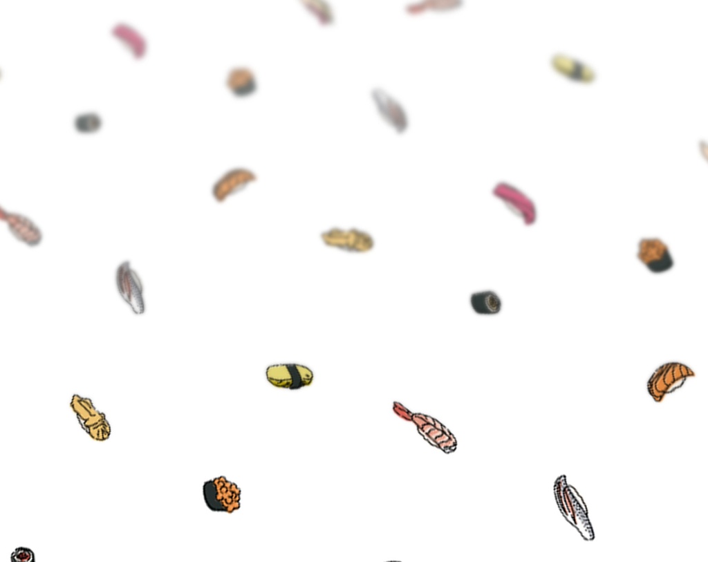 シンプル・スシ|パターン|ペンケース