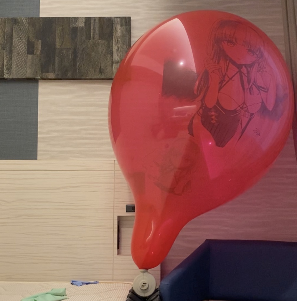 ダイドー風船 割り動画 Pump to pop video (Daido balloon)