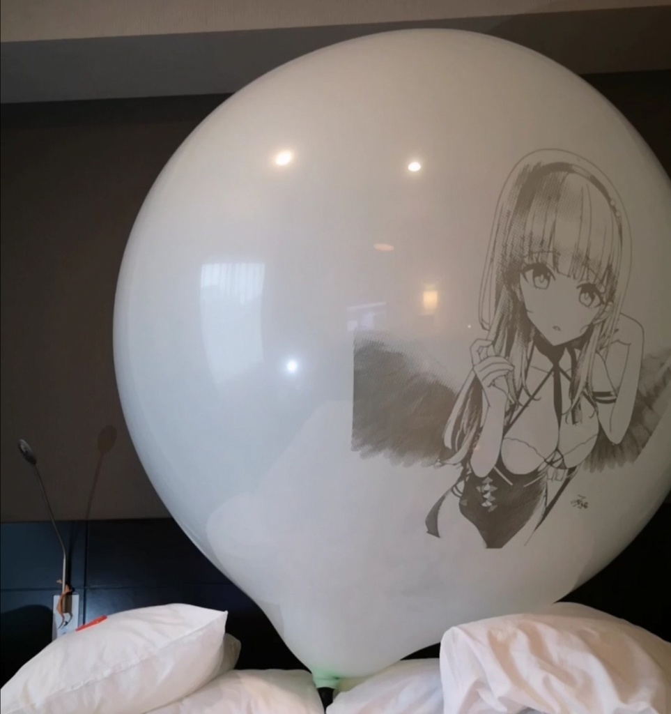 ダイドー風船 割り動画 Pump to pop video (Daido balloon)