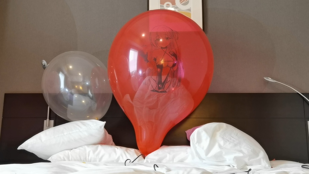 翔鶴風船 割り動画 (Pump to pop video (Shokaku balloon))