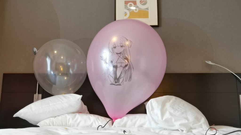 翔鶴風船 割り動画 (Pump to pop video (Shokaku balloon))