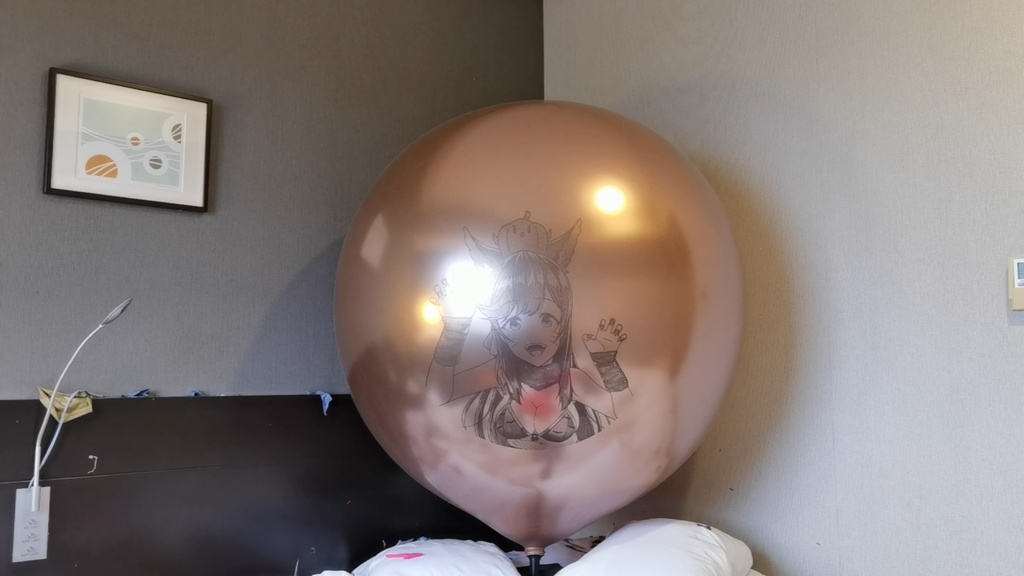 ハロウィン愛宕風船割り動画 Halloween Atago balloon popping video