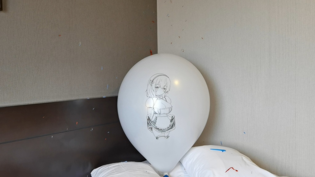 シリアス風船割り動画 Sirius balloon popping video