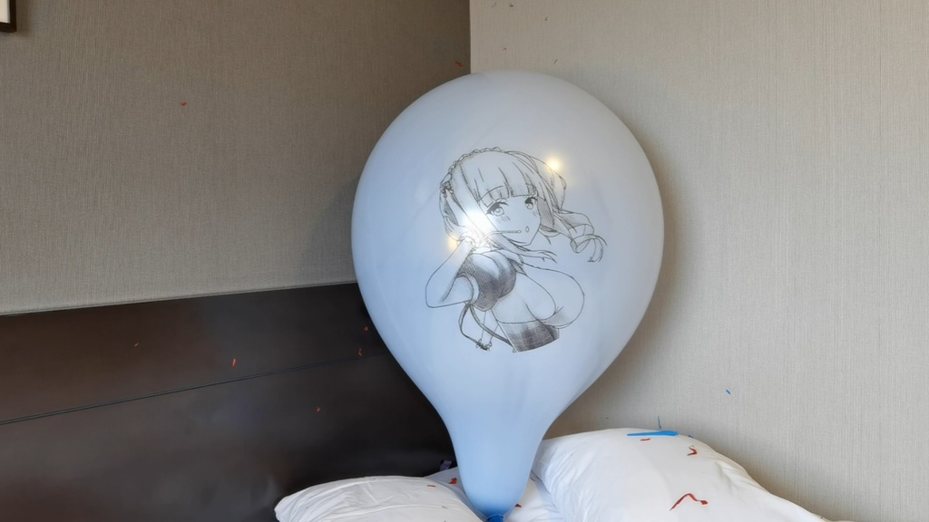 μダイドー風船割り動画 μDaido Balloon popping video