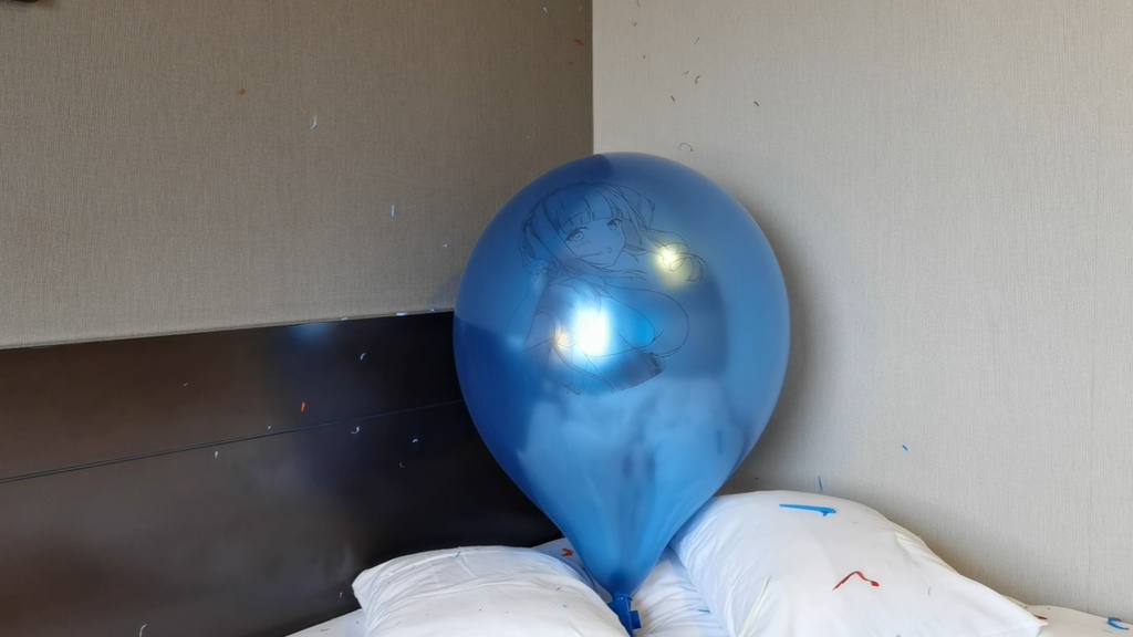 μダイドー風船割り動画 μDaido Balloon popping video