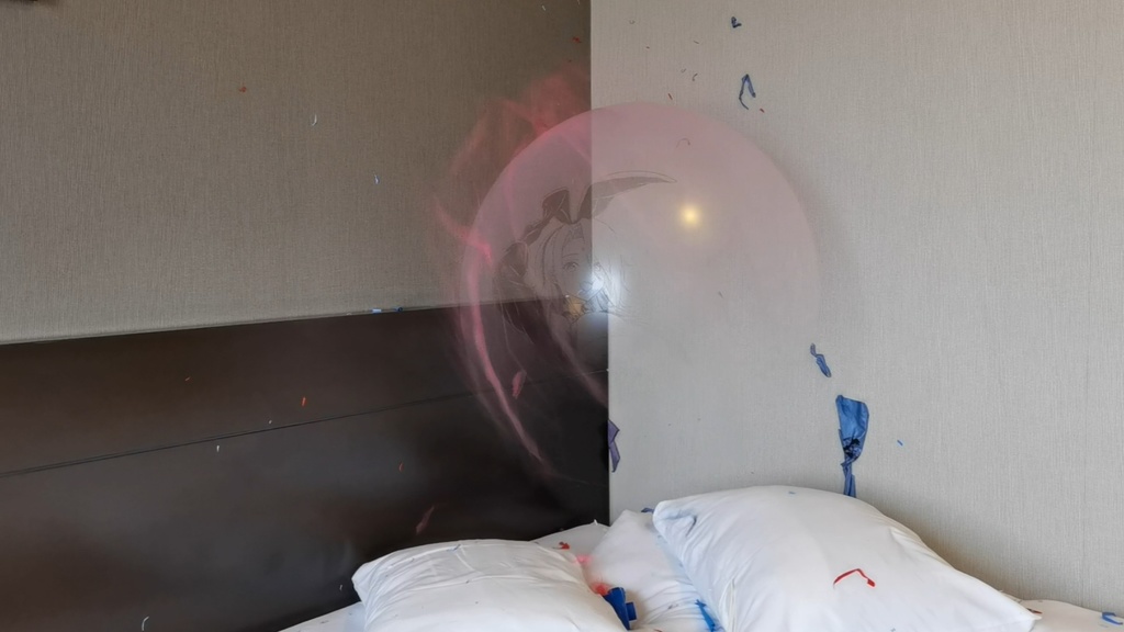 プリンツ・ハインリヒ 風船割り動画 Prinz Heinrich balloon popping video