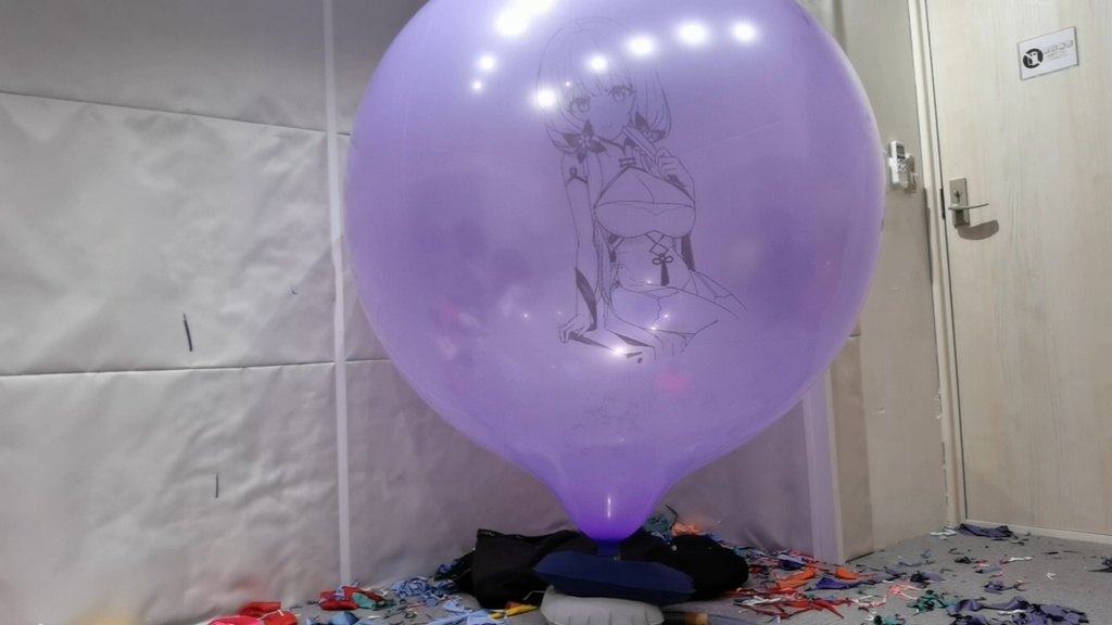 イラストリアス風船割り動画 Illustrious balloon popping video