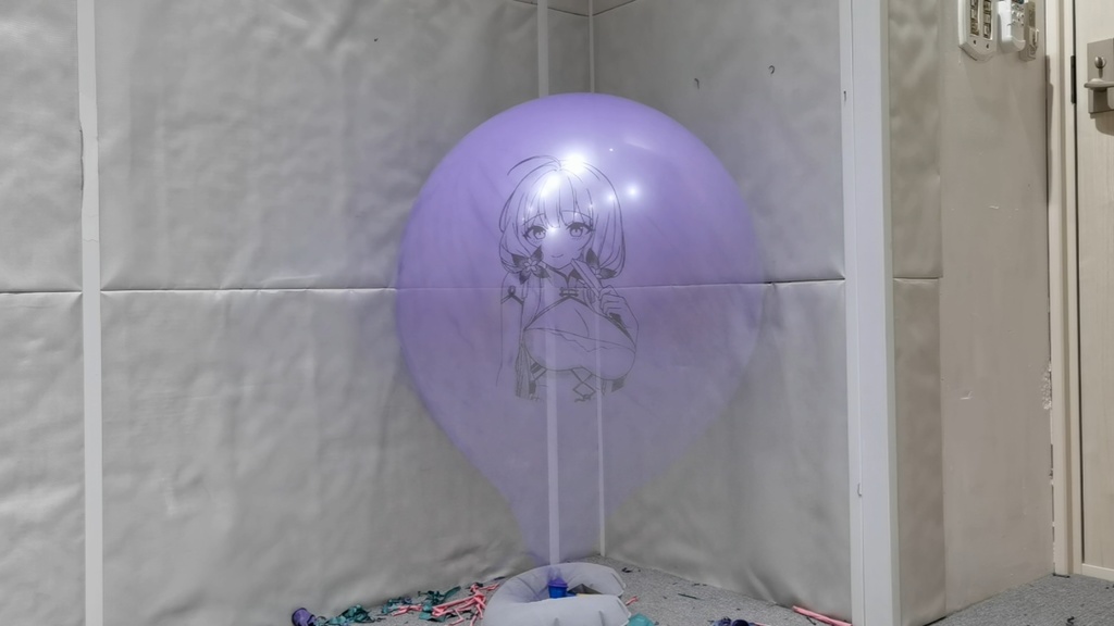イラストリアス風船割り動画 Illustrious balloon popping video