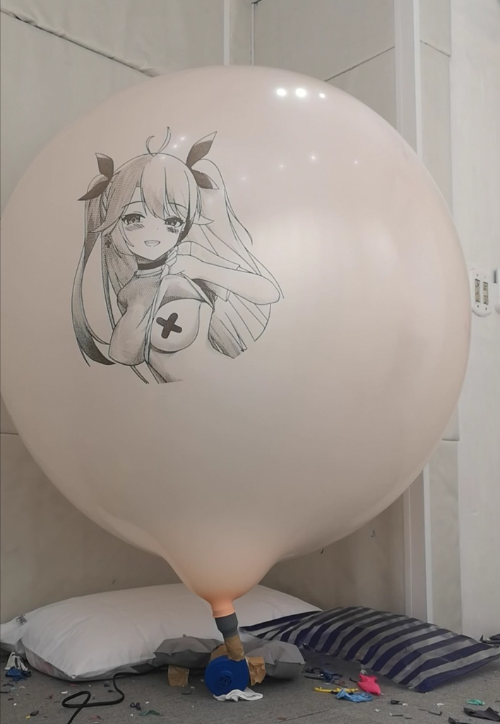 プリンツ・オイゲン風船割り動画 Prinz Eugen balloon popping video