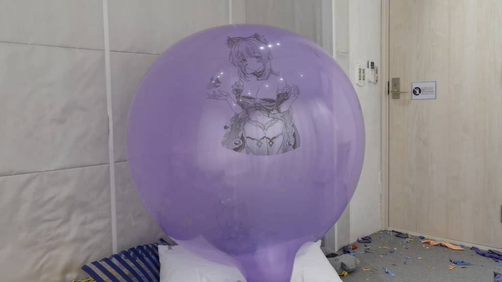 心海風船割り動画 Kokomi balloon popping video