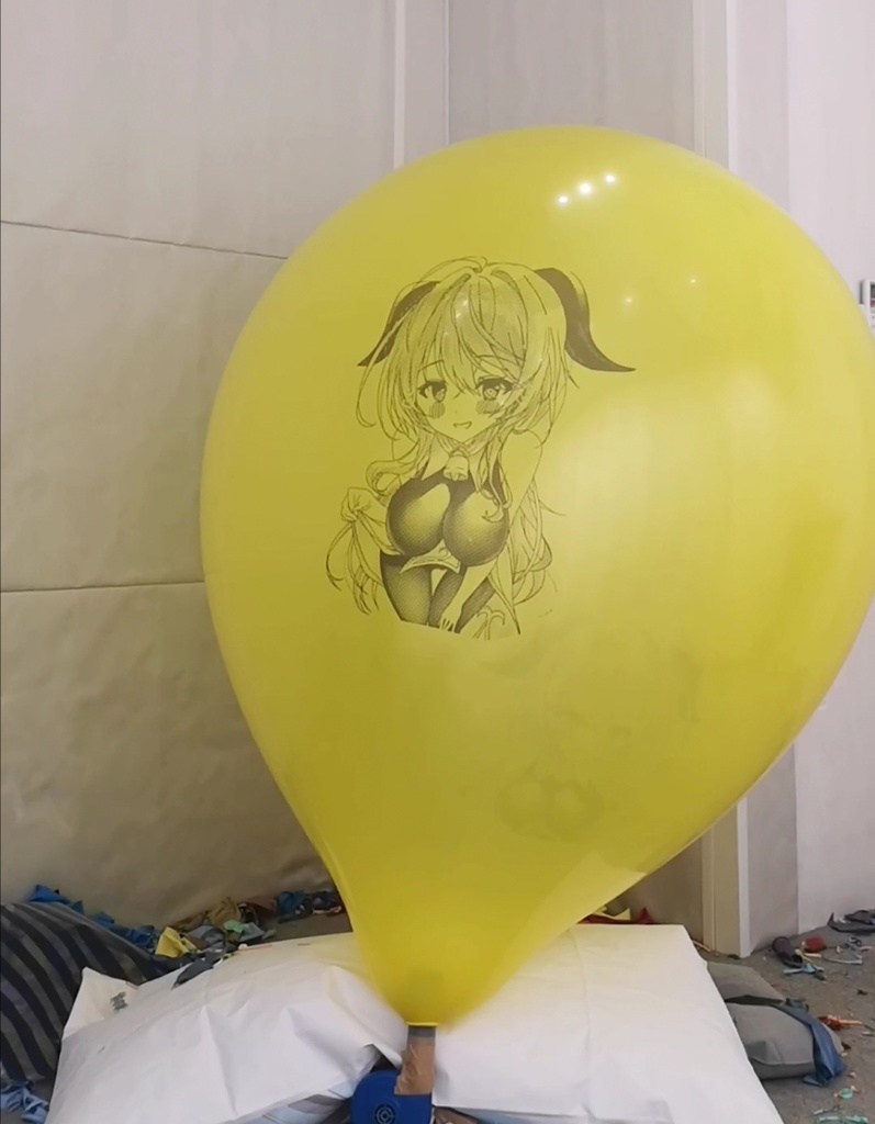 甘雨風船割り動画 Ganyu balloon popping video