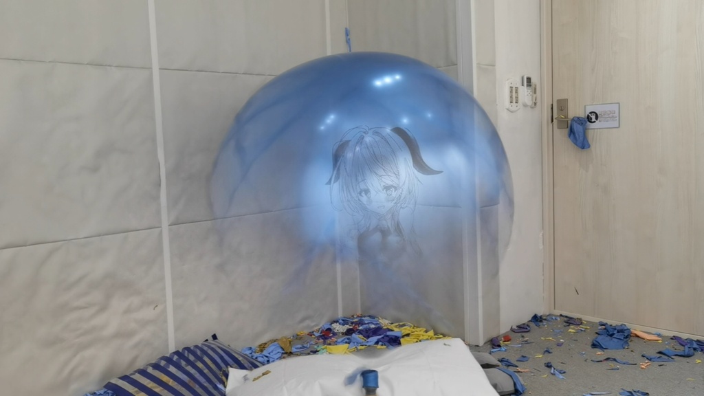 甘雨風船割り動画 Ganyu balloon popping video