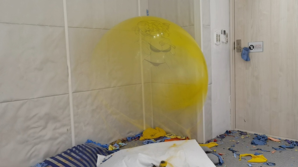 レミリア風船割り動画 Remilia balloon popping video