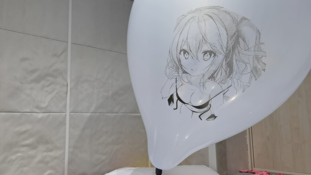 フラン風船割り動画 Flandre balloon popping video