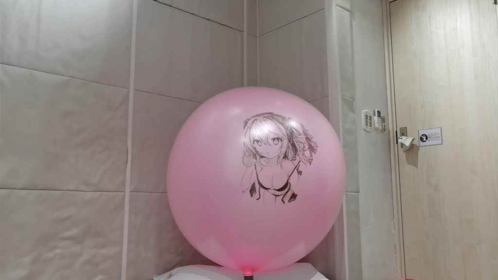 フラン風船割り動画 Flandre balloon popping video