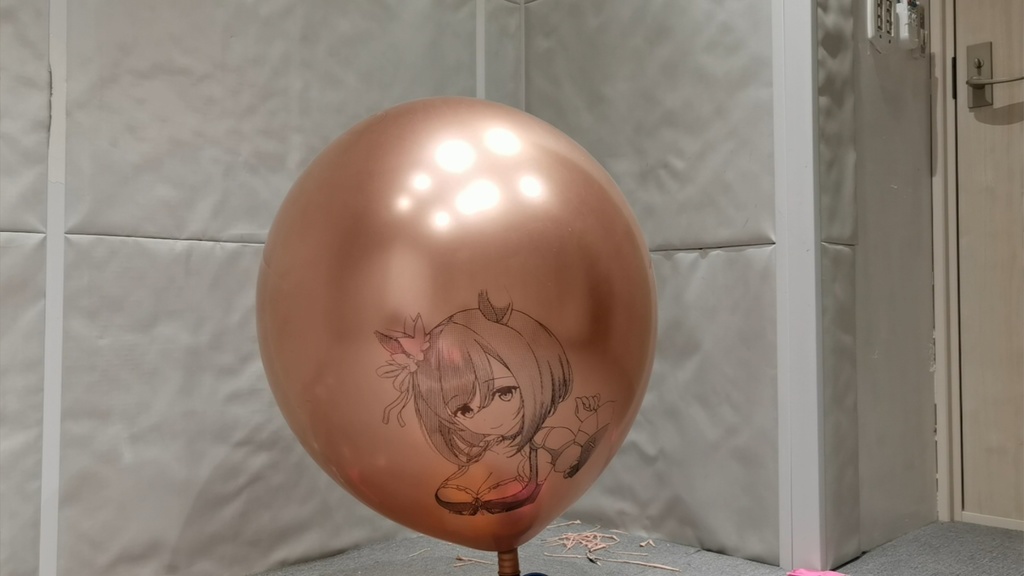 フラッシュちゃん風船割り動画 Flash Chan balloon popping video