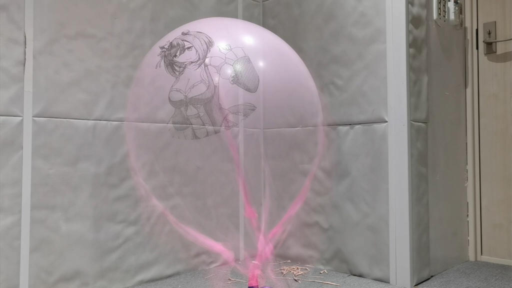 フラッシュちゃん風船割り動画 Flash Chan balloon popping video