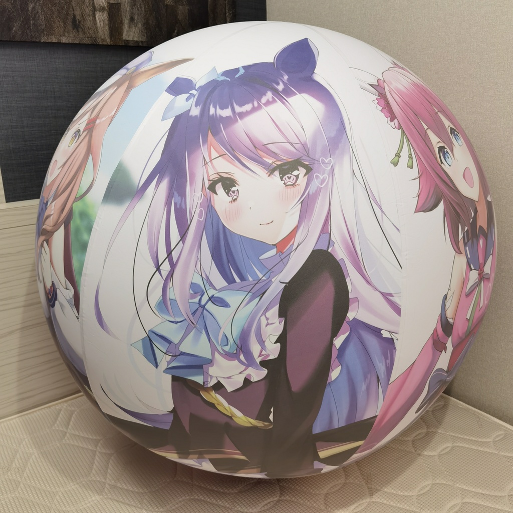娘ビーチボール Musume inflatable(spherical shape)