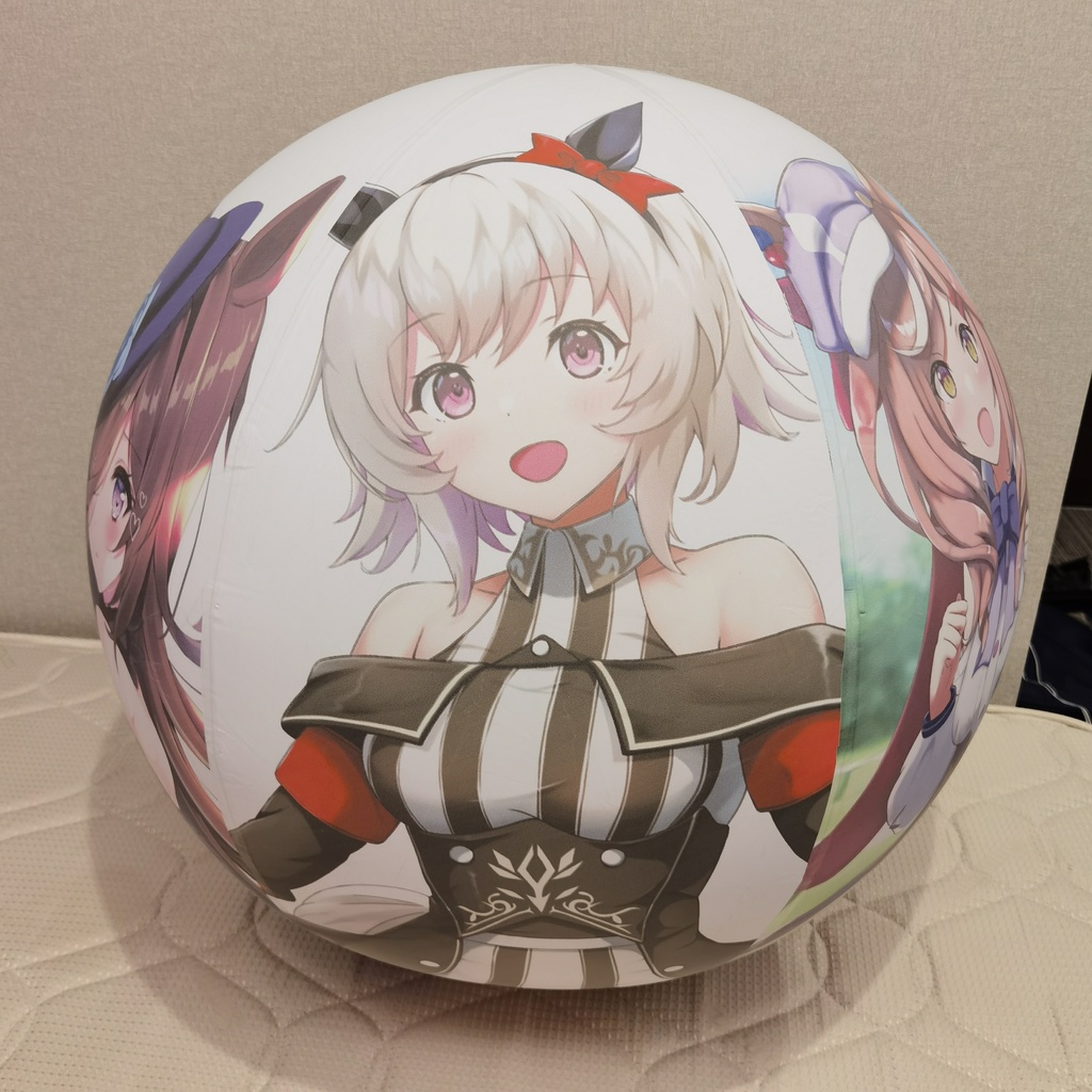 娘ビーチボール Musume inflatable(spherical shape)