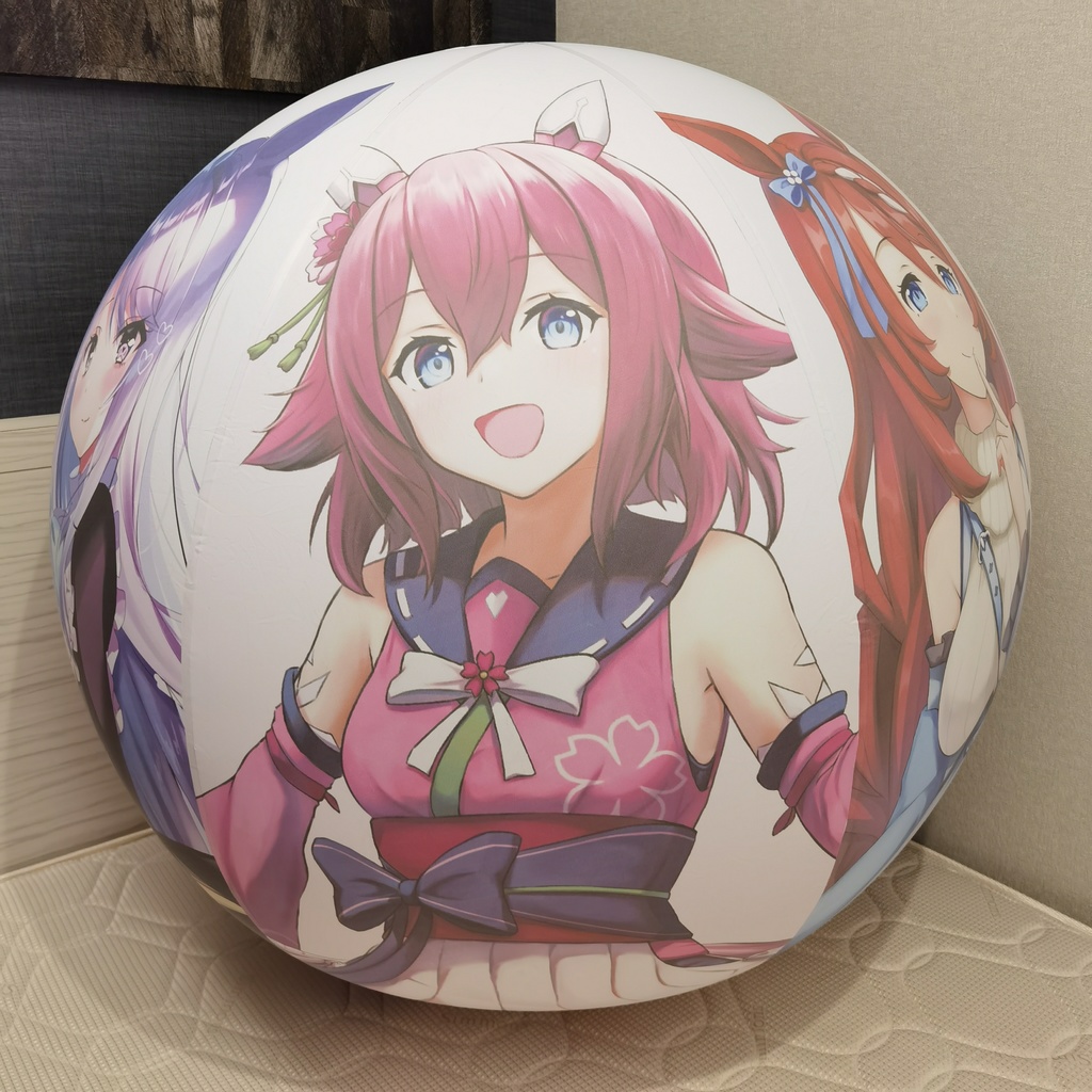 娘ビーチボール Musume inflatable(spherical shape)