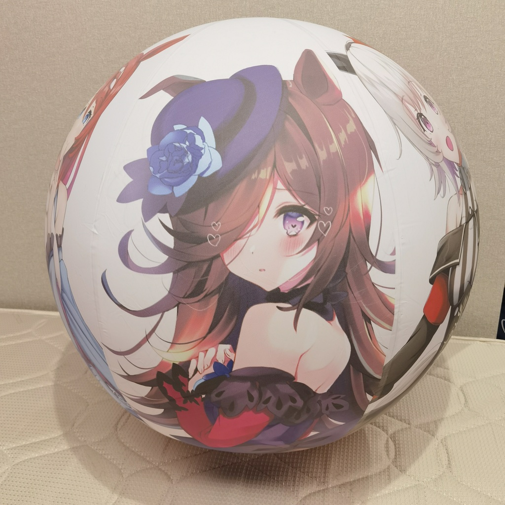 娘ビーチボール Musume inflatable(spherical shape)