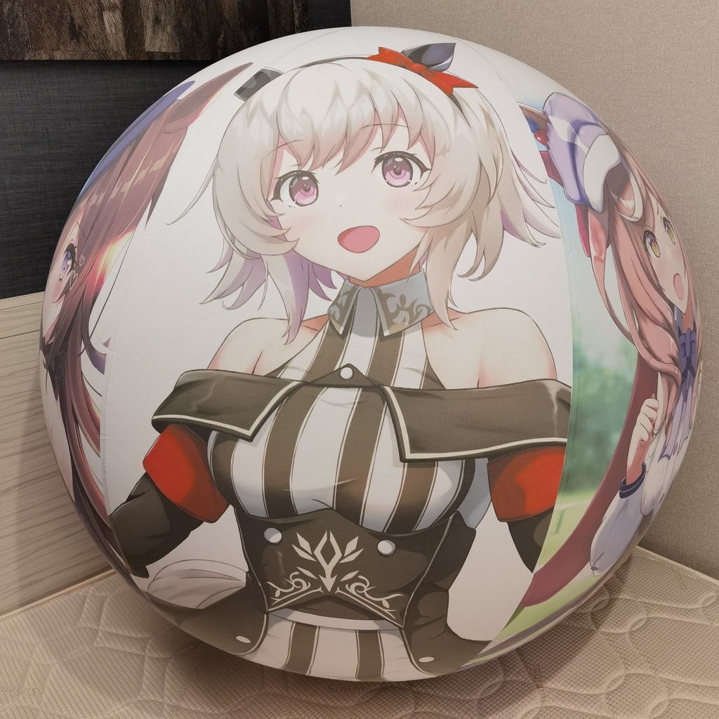 娘ビーチボール Musume inflatable(spherical shape)